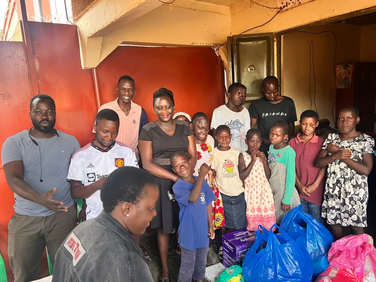 Volunteers at work
